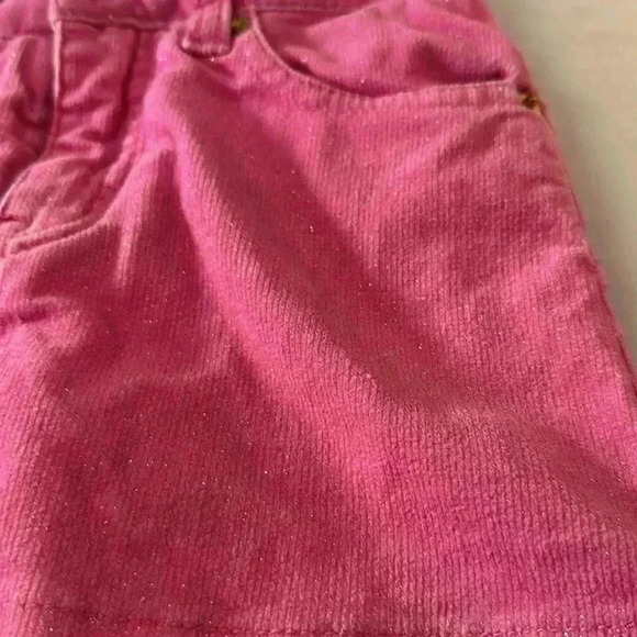 The children’s place - pink  sparkle, corduroy skirt. Size 4 - Picture 2 of 7